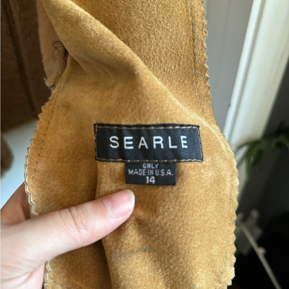 Vintage wool suede shearling penny lane type coat - Picture 3 of 4